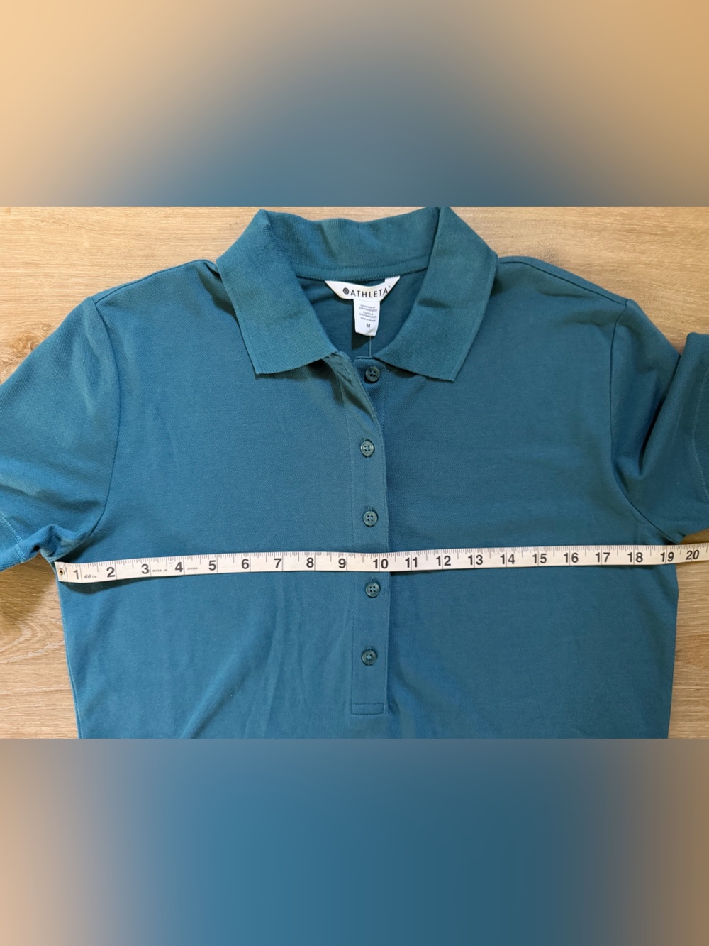 ATHLETA Pique Short Sleeve Polo NWT - Picture 2 of 6